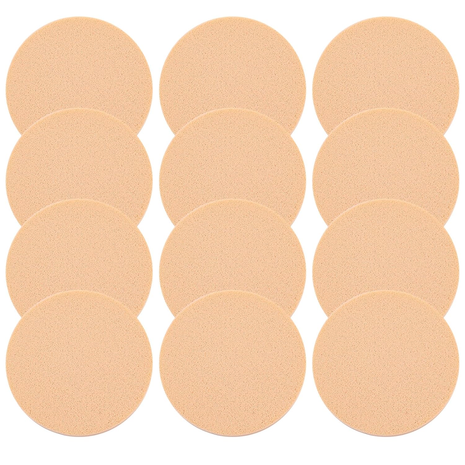 Nude Round Makeup Sponges - Flawless Blend Any Formula!