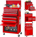 INTERGREAT 8 Drawers Tool Chest with Wheels - Large Rolling Tool