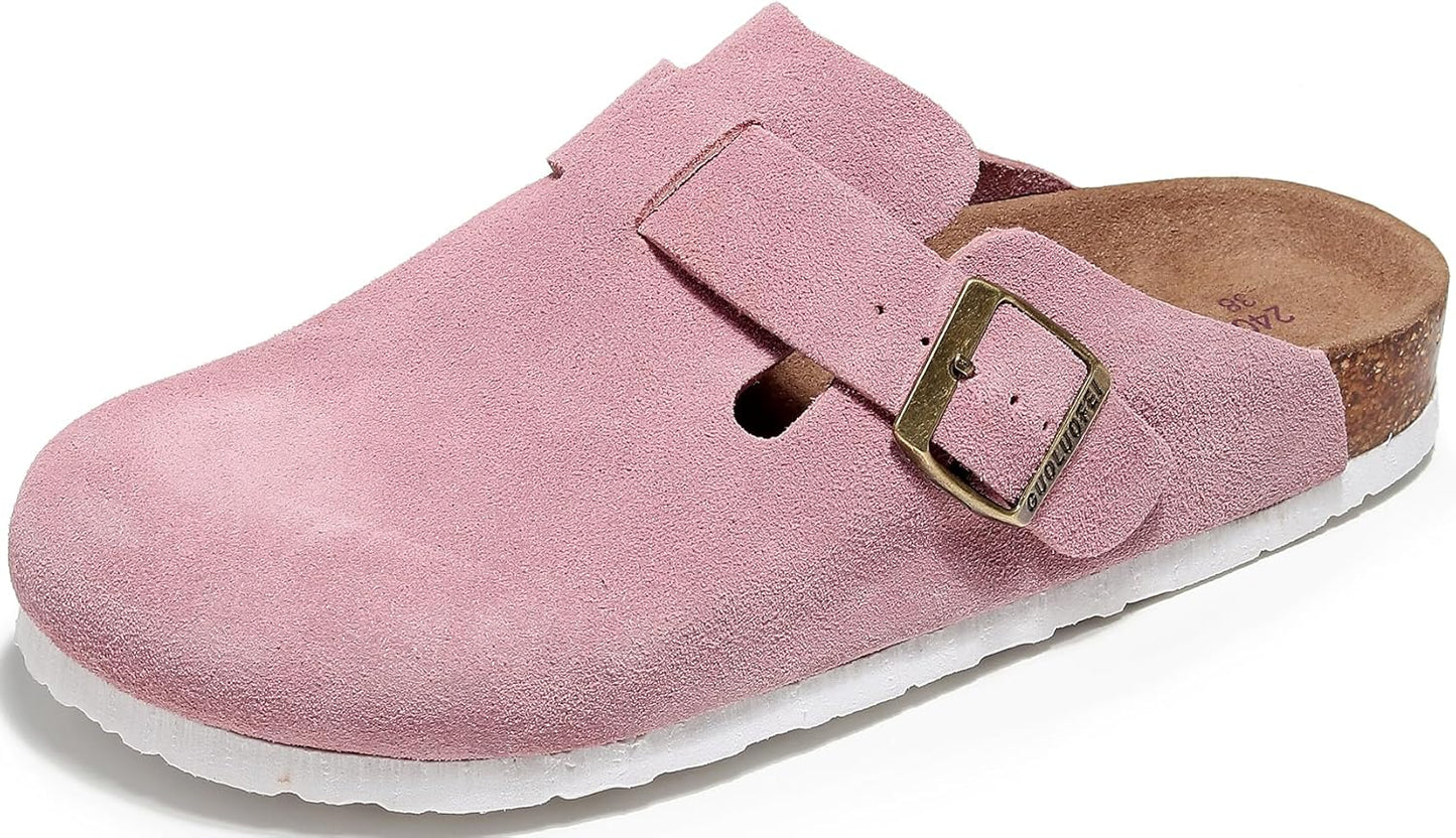Clogs For Women With Arch Support And Adjustable Buckle Design