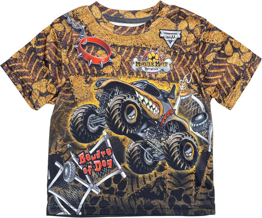Monster Jam Family T-Shirt for Toddlers to Adults - Grave Digger