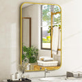24 x 36 in Rounded Rectangular Bathroom Mirror - Modern Wall Mirror