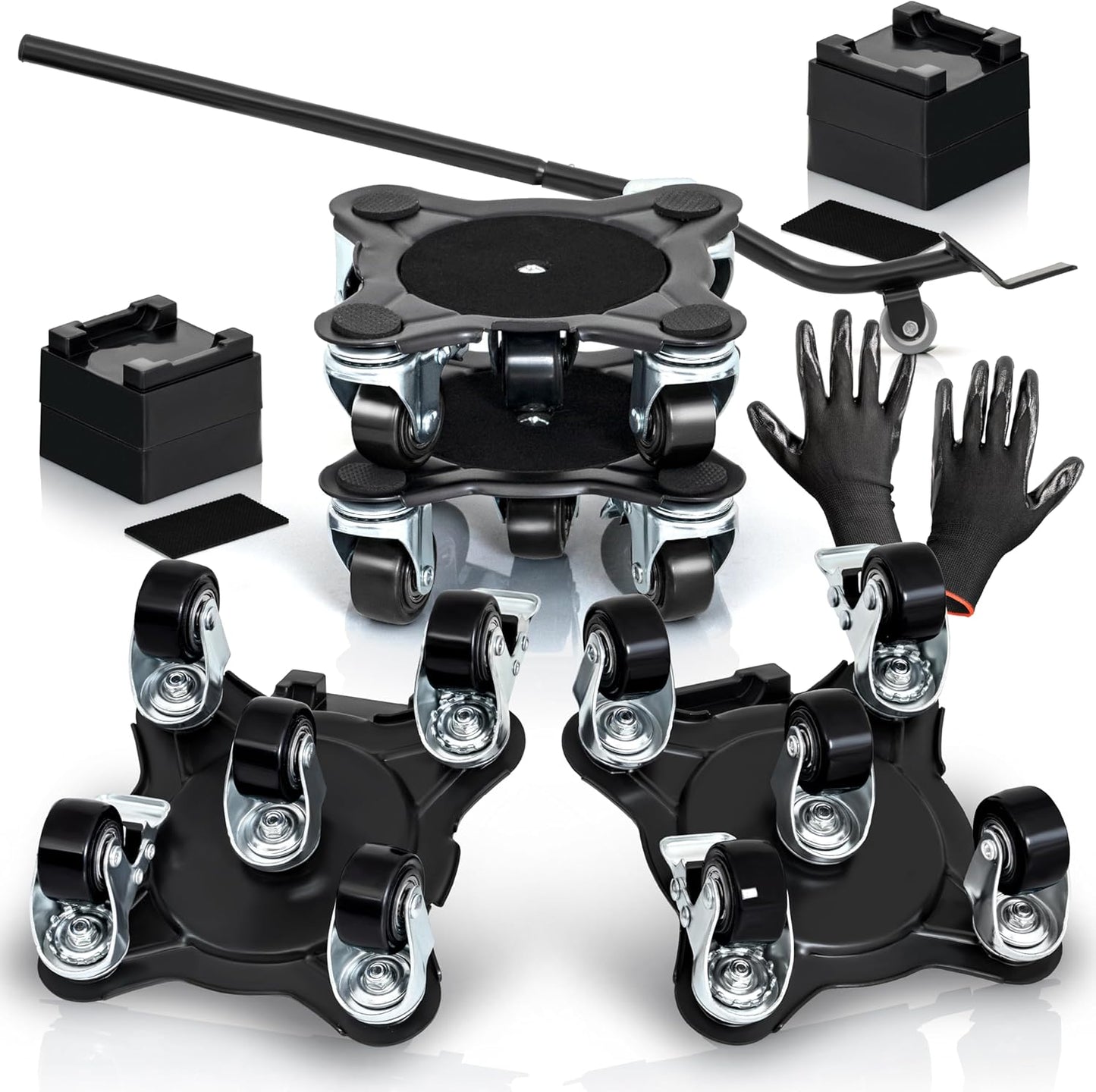 Furniture Movers with Wheels - Heavy Duty Lifter Tool Set