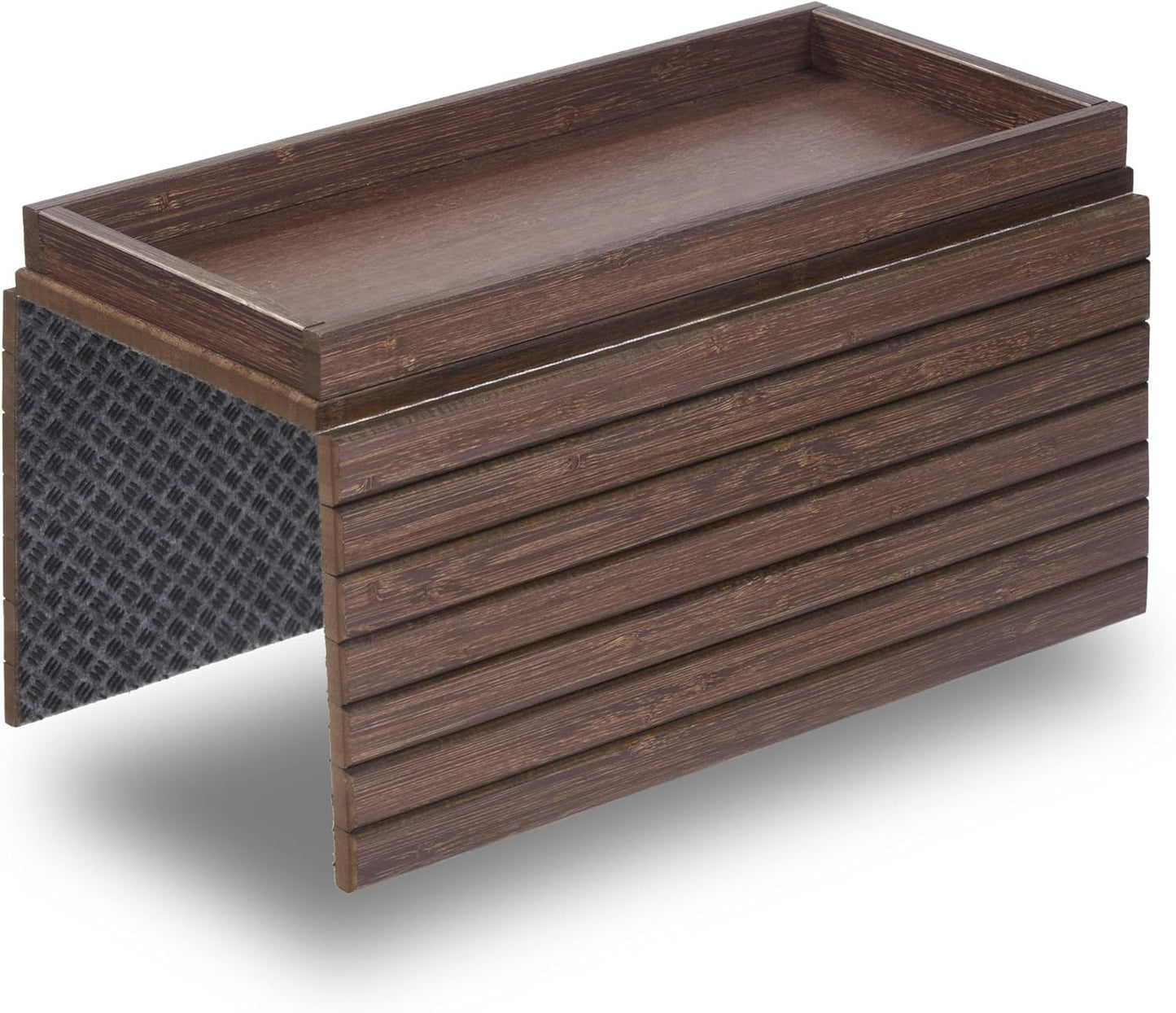 DETOR Couch Arm Tray with Storage Box for Armrests 6in and Wider
