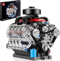 Mini V8 Engine Model Kit - Visible Working Motor for STEM Builds