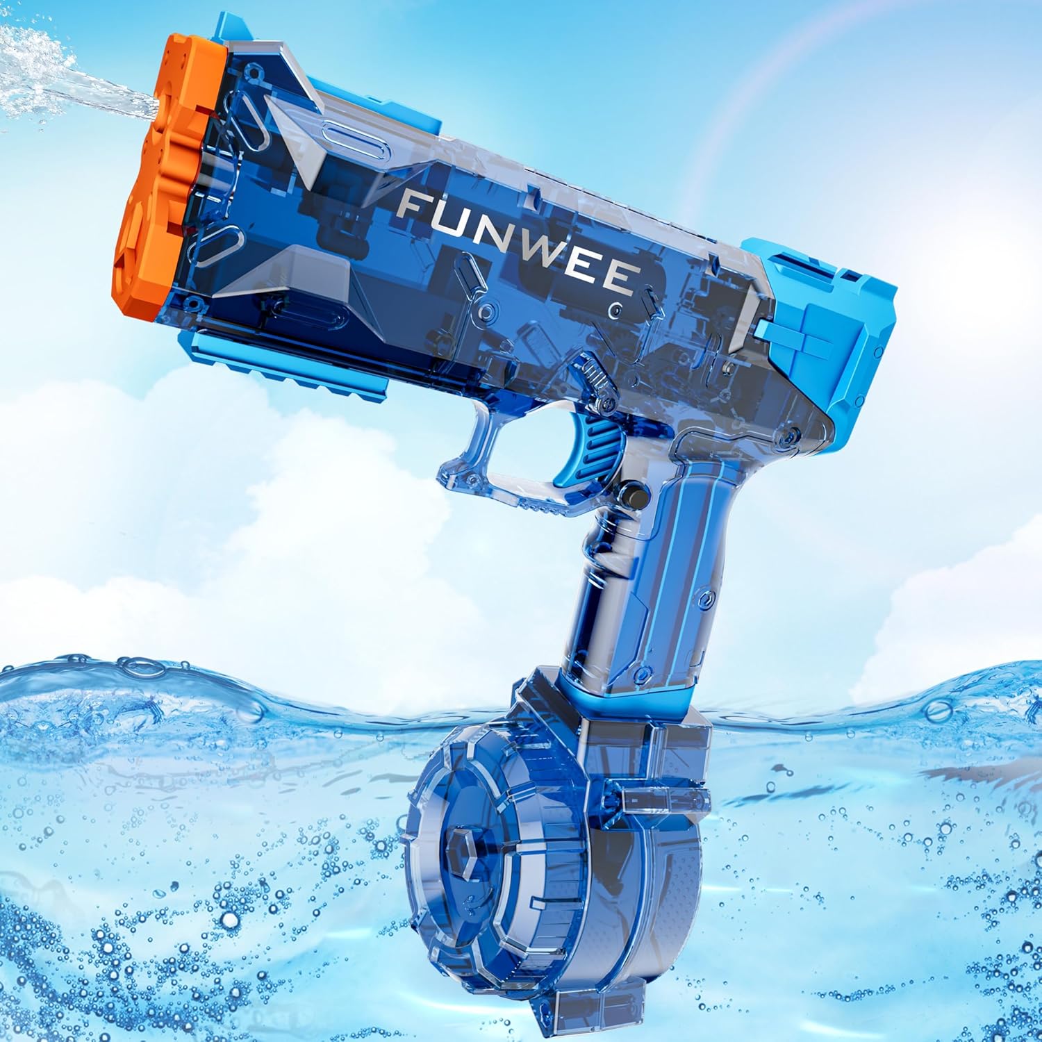 Electric Water Gun for Adults and Kids - Powerful Long Range Blaster