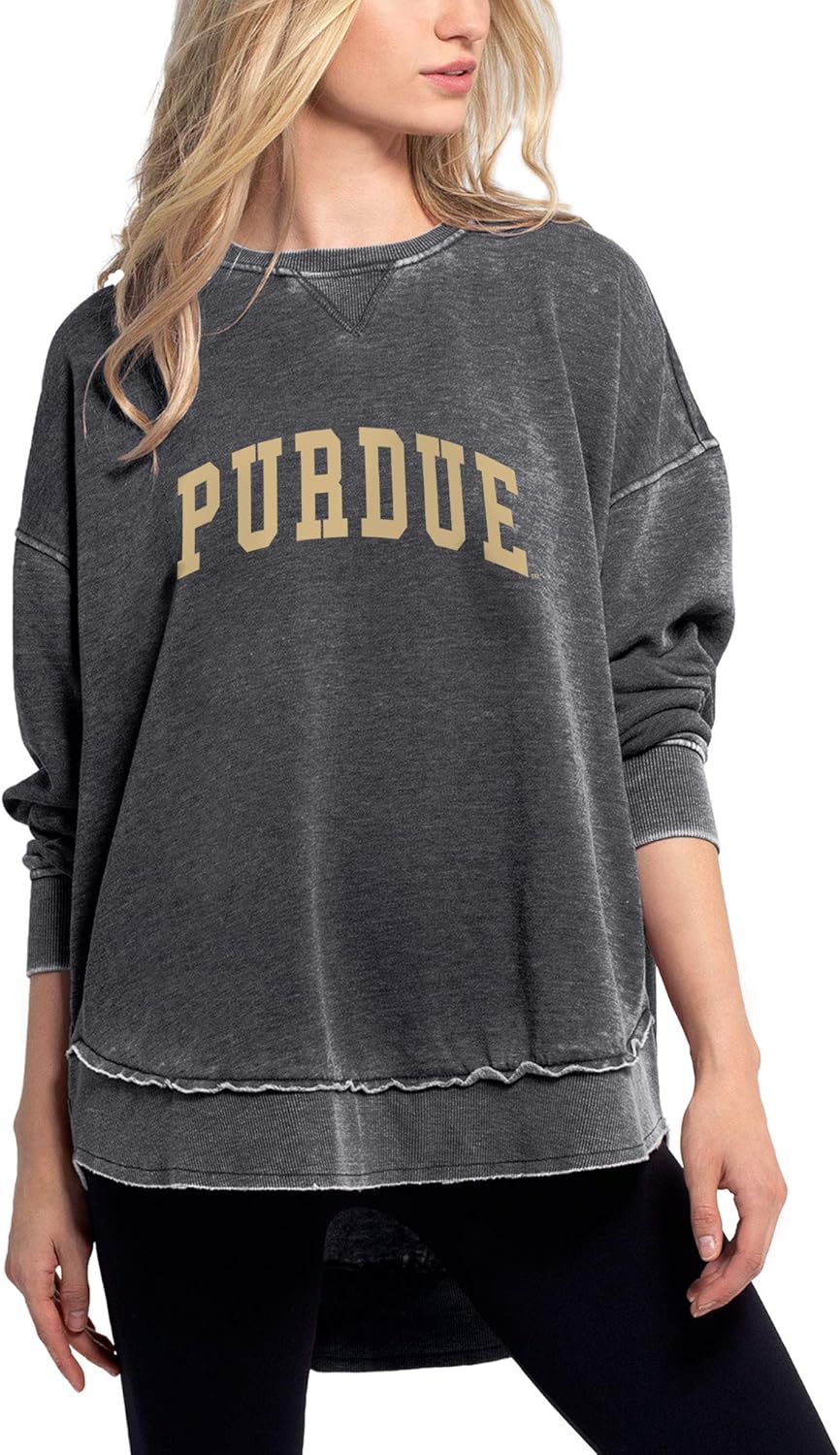 Chicka-D Women's Burnout Campus Pullover for Ultimate Comfort