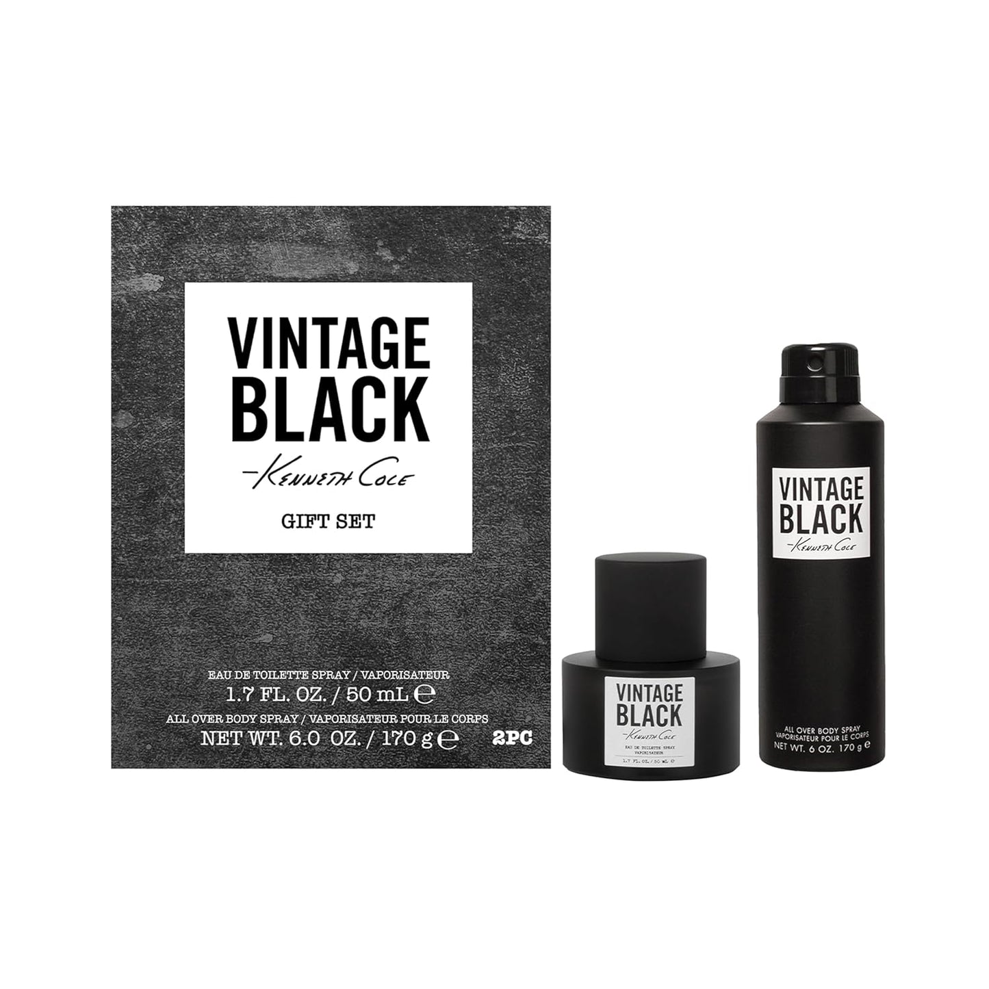 Kenneth Cole KC VINT BLACK M EDT SET 1.7 2P for Every Occasion