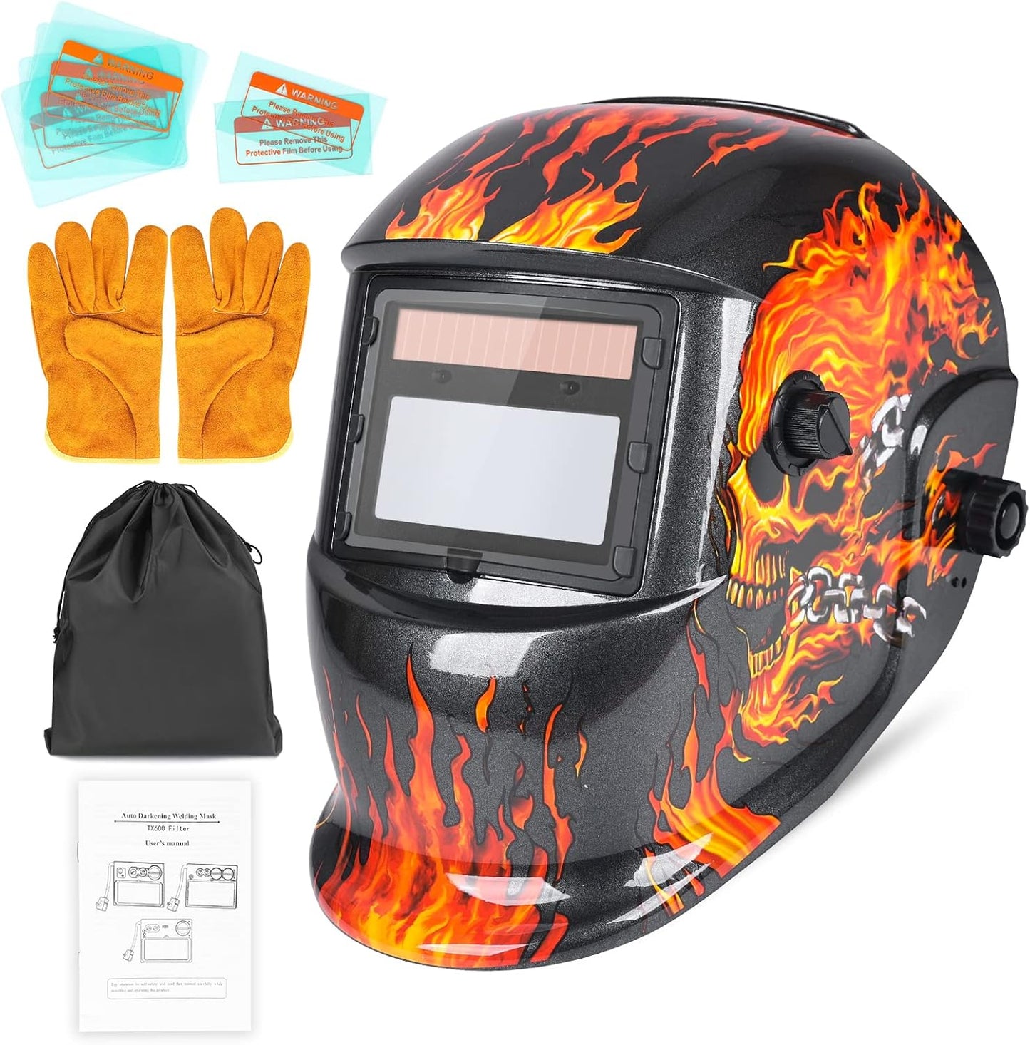 Welding True Color Helmet with Adjustable Shade for TIG MIG ARC