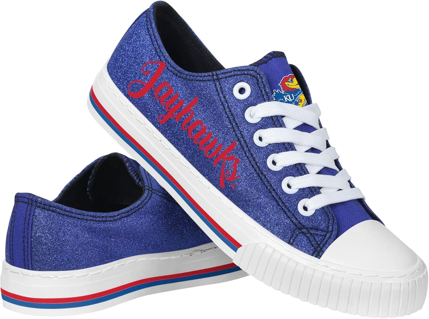 FOCO Women's NCAA College Team Logo Fashion Low Top Sneakers