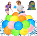 SOPPYCID Reusable Water Balloons 15PCS - Quick Fill Outdoor Fun