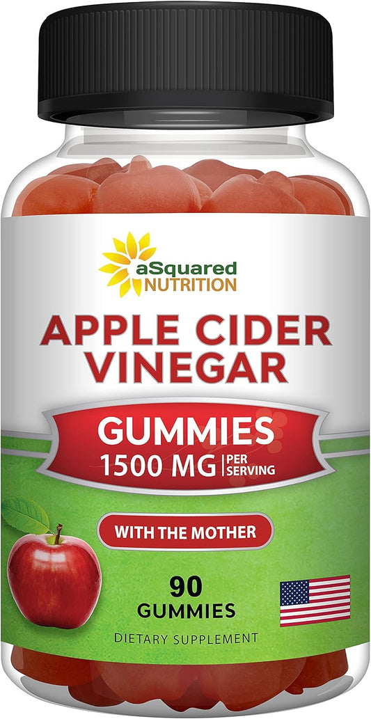 1500mg ACV Gummies with The Mother - Boost Energy!