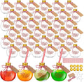 6 oz Plastic Potion Bottles Christmas Ornament Drink Balls - Pack