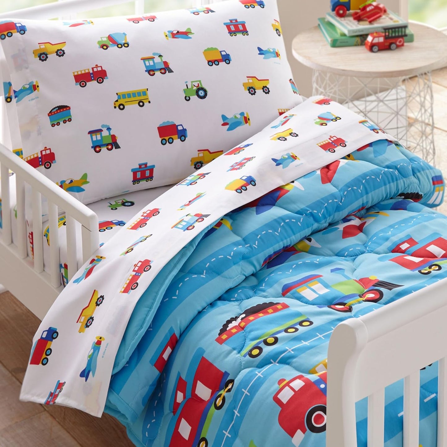 Wildkin Toddler Bed in a Bag 4-Piece Microfiber Bedding Set