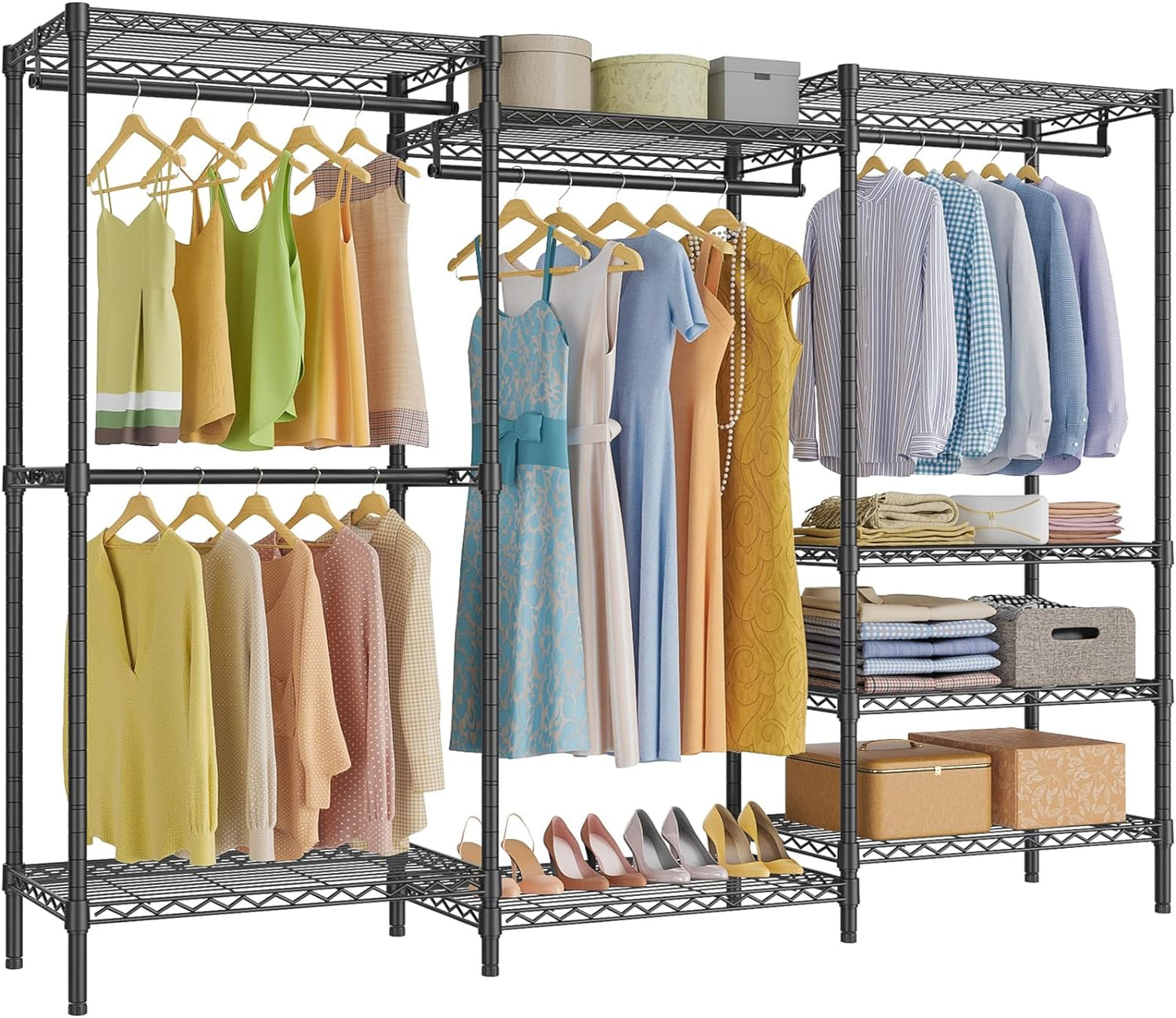 VIPEK V5 Plus Large Portable Closet Rack for Heavy Duty Use