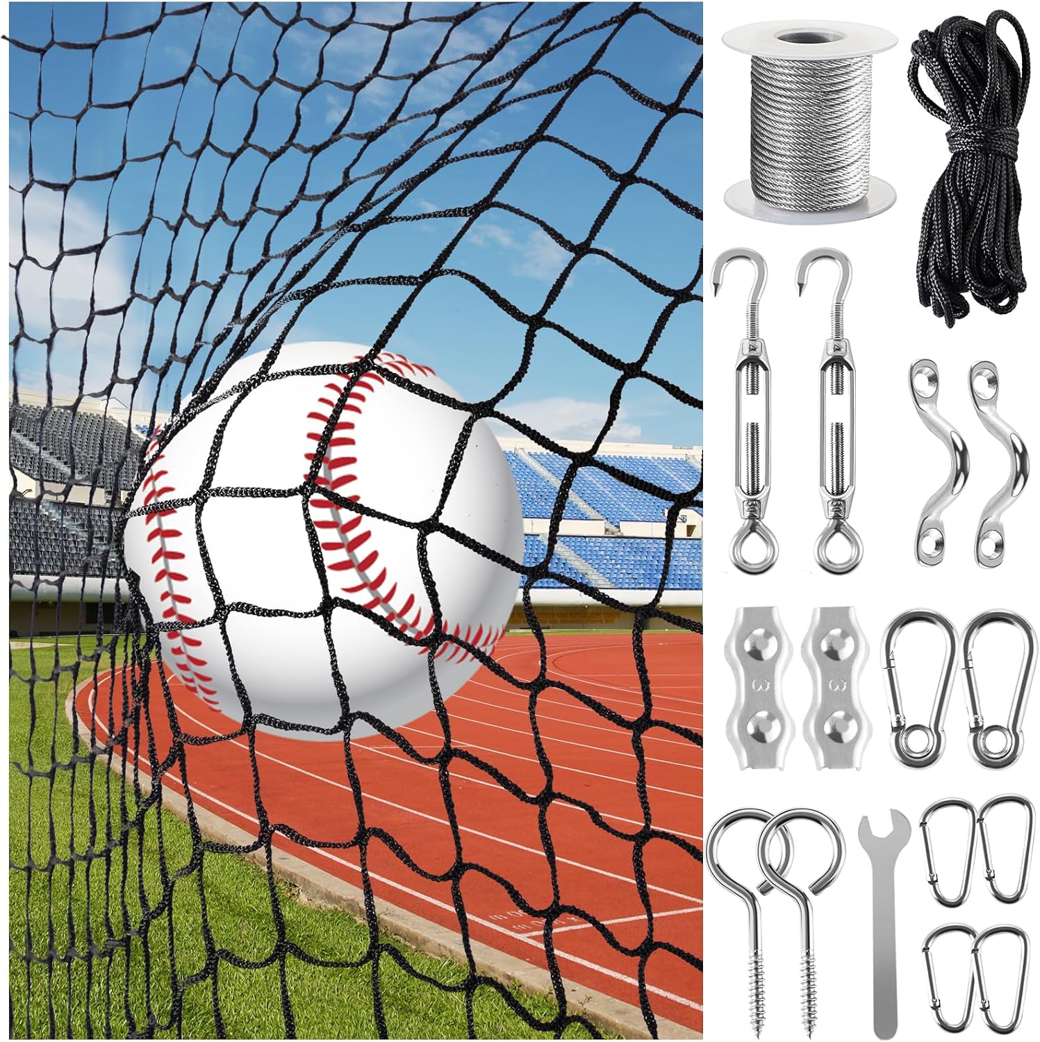 Durable Sport Net Baseball Nets for Backyard and Garage Use