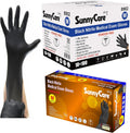 SunnyCare Black Nitrile Exam Gloves 5.0 Mil - 1000pcs/case