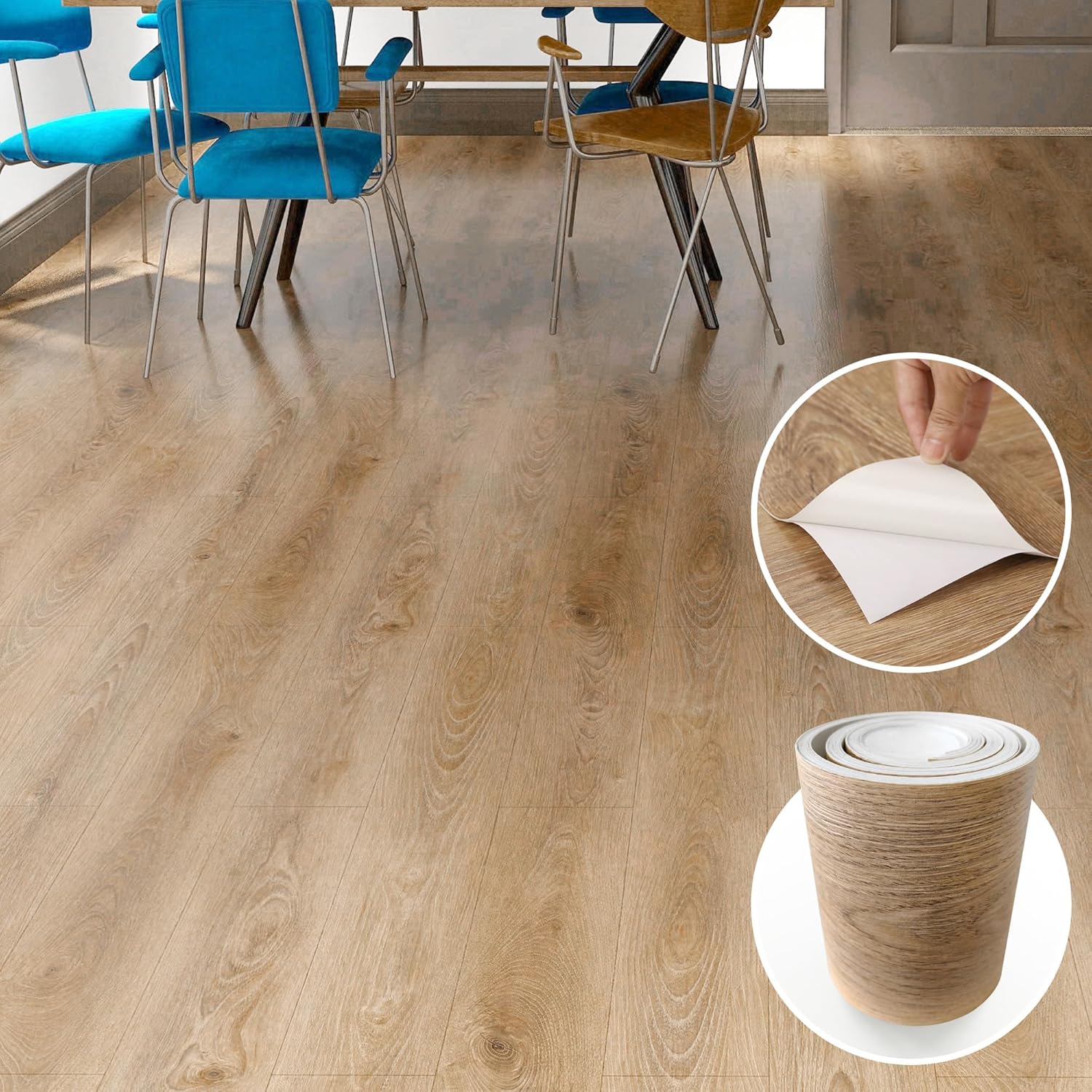 Peel and Stick Flooring Tiles for Easy DIY Home Renovation
