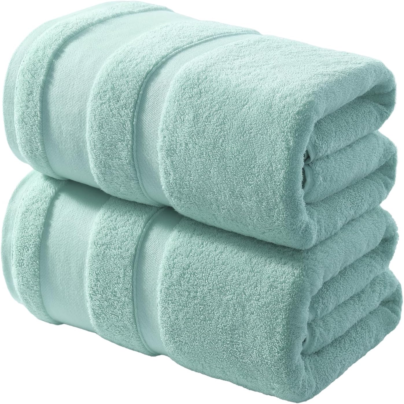 REDKISS 100% Cotton Bath Towels Set of 2, Extra Large