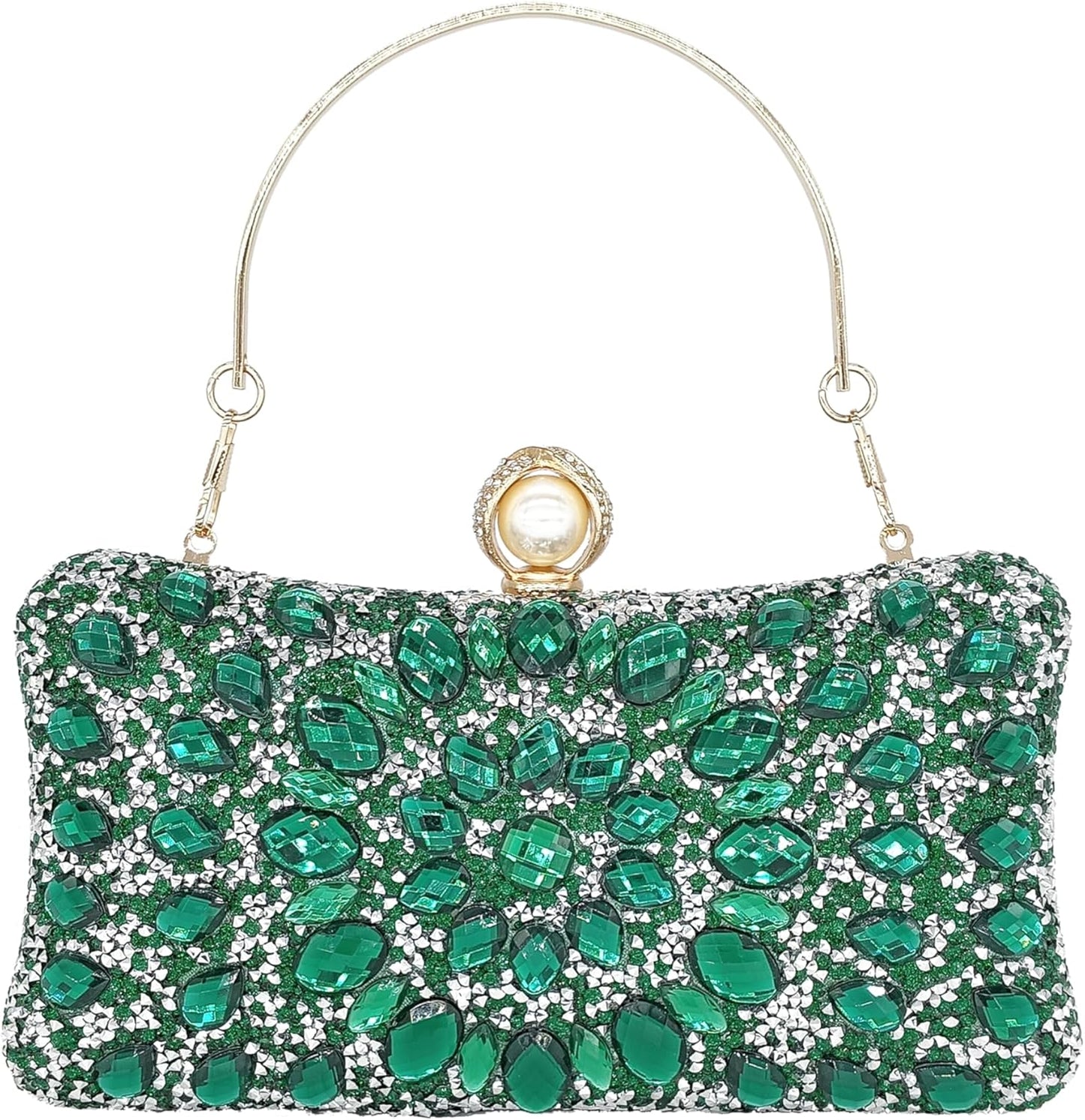 Rhinestone Clutch Purses for Women Evening Wedding Formal Bag