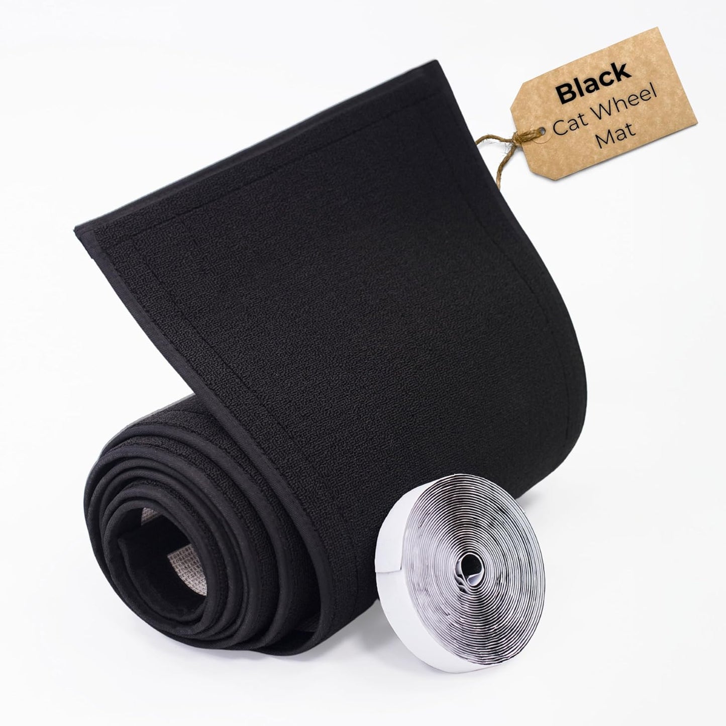 Black Replacement Carpet for Cat Exercise Wheel - Non-Slip Mat