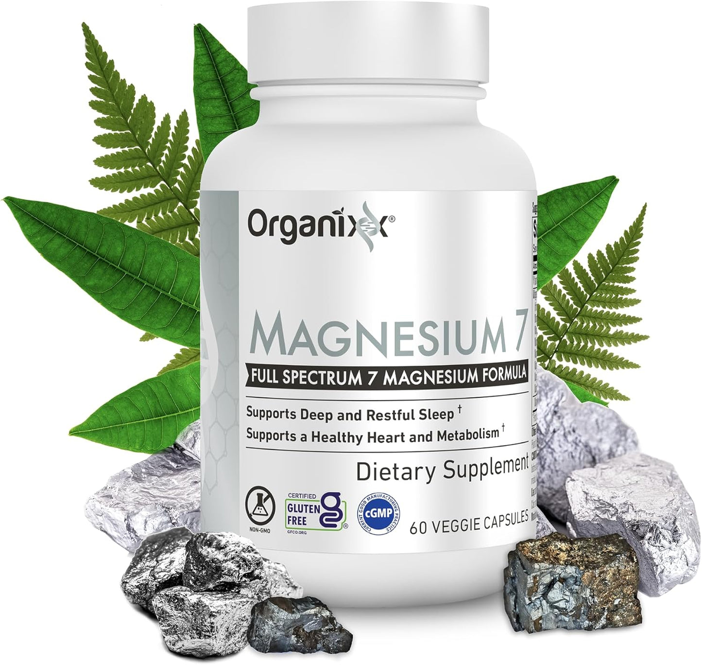 Organixx Magnesium Glycinate Supplement for Sleep & Muscle Health