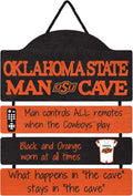 NCAA Team Logo Mancave Hanging Wall Sign for Sports Fans