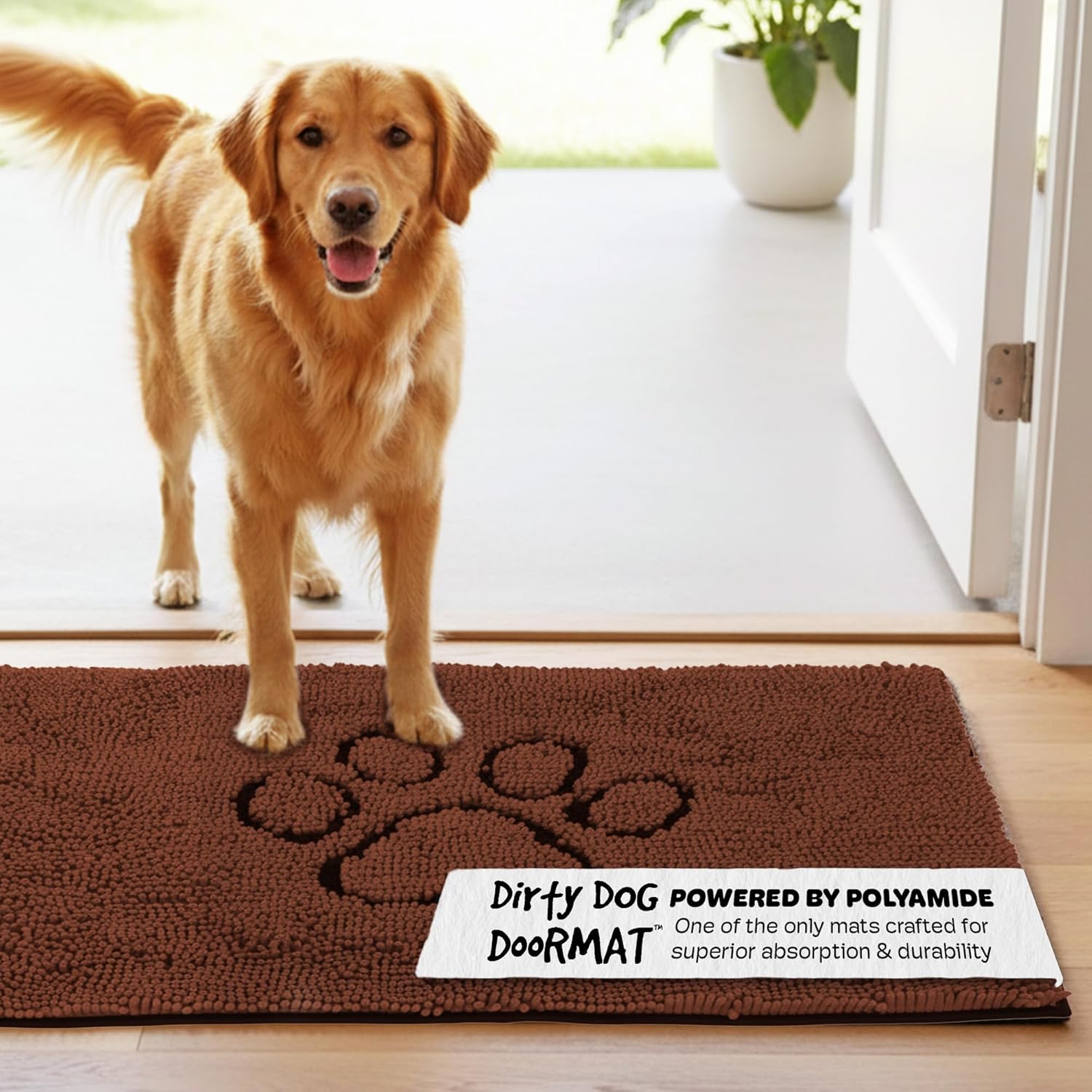 Dog Gone Smart Dirty Dog Doormat - Super Absorbent Rug for Pets