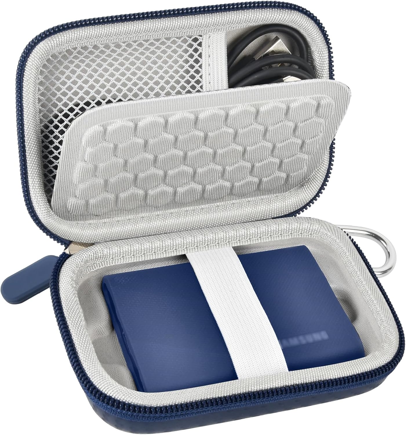 Blue Carrying Case for Samsung SSDs - Travel Holder