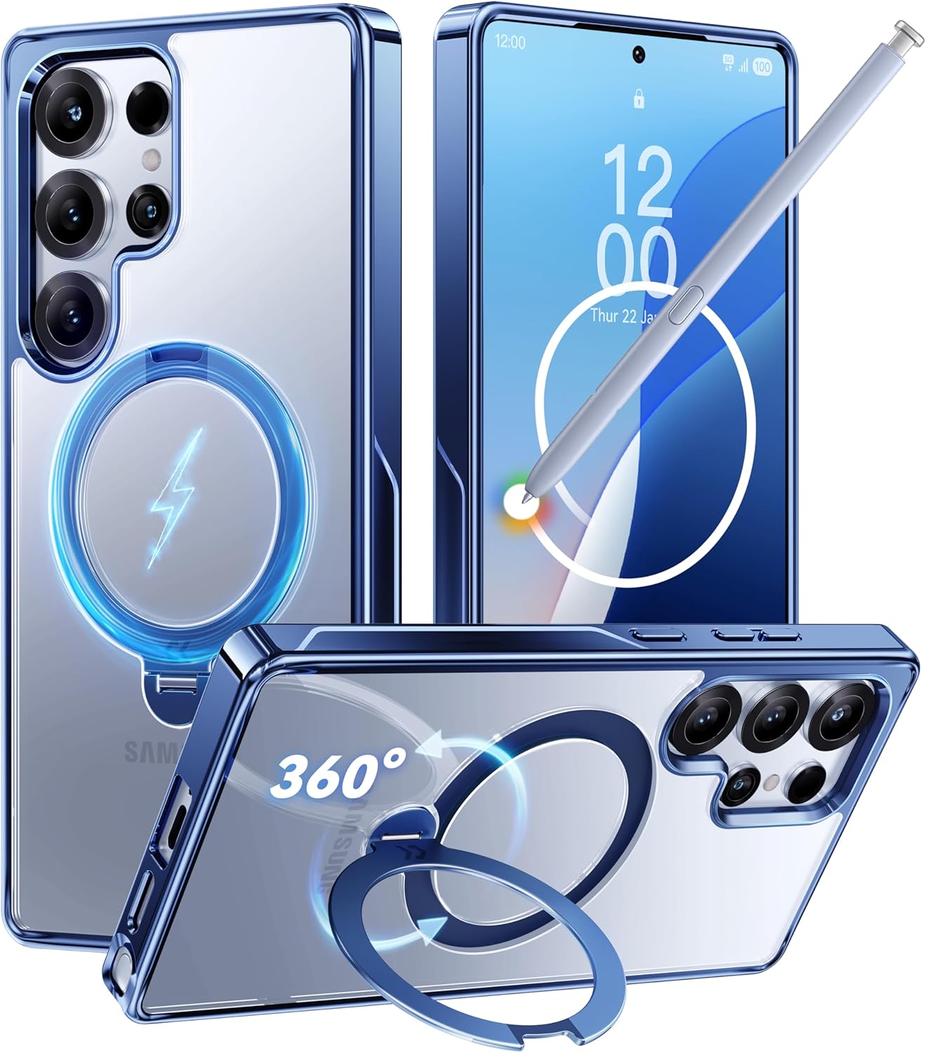 CASEKOO Magnetic 360 Stand for Samsung Galaxy S25 Ultra Case