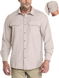 33,000ft Men's Long Sleeve Sun Protection Shirt UPF 50+ - Cool, Quick
