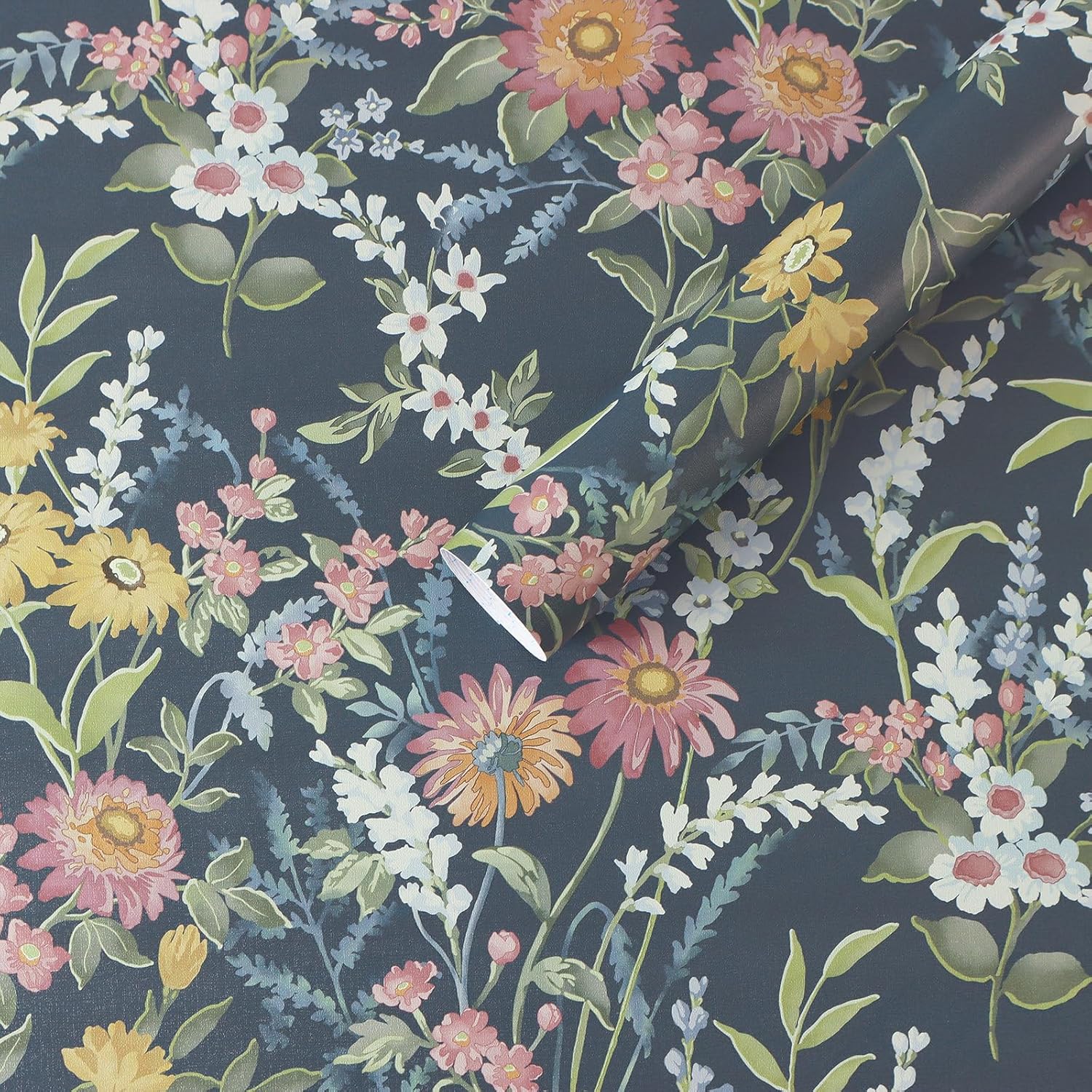 Vintage Floral Peel and Stick Wallpaper for Home Decor