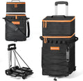 Odoland Soft Cooler on Wheels for 48/72 Cans - Perfect for Outdoors