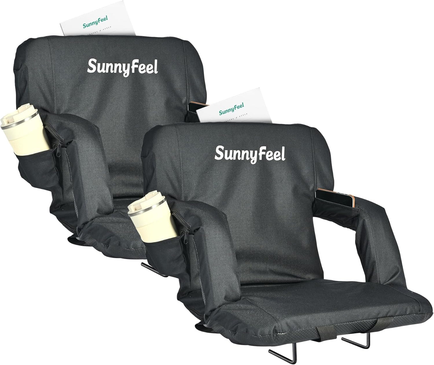SUNNYFEEL Stadium Seats with Back Support for Ultimate Comfort