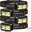 Headlamp Rechargeable Ultra Bright LED Head Lamp - Motion Sensor Pack