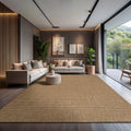 CAMILSON Easy Jute Rug 9x12 for Living Room and Patio Use