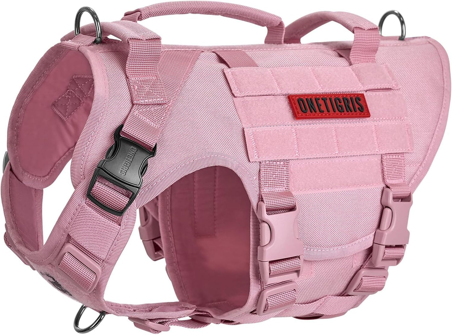 OneTigris Large Tactical Dog Harness for No Pulling Control