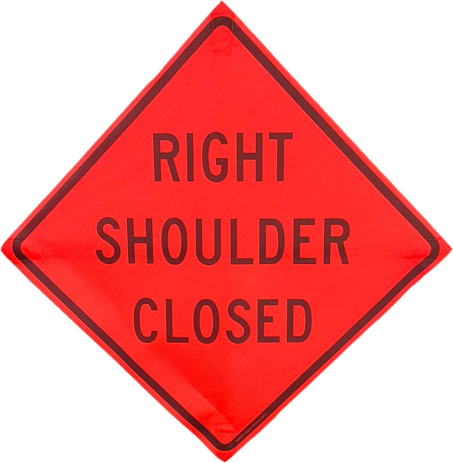 OrangeGear 48 x 48 MUTCD Compliant Safety Mesh Traffic Signs