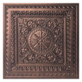 Art3d Drop Ceiling Tiles Glue up 2ftx2ft Antique Copper - Easy Install