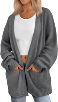LILLUSORY Womens Oversized Cardigans Soft Knit Cardigan (Style 67CW)