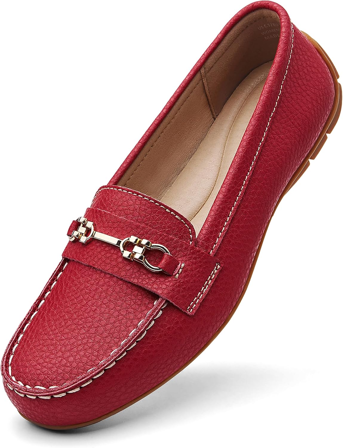 Women's Comfortable Lightweight Leather Loafers for Work and Play