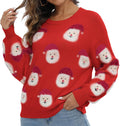 LUBOT Ugly Christmas Sweater for Women - Soft, Warm Holiday Pullover