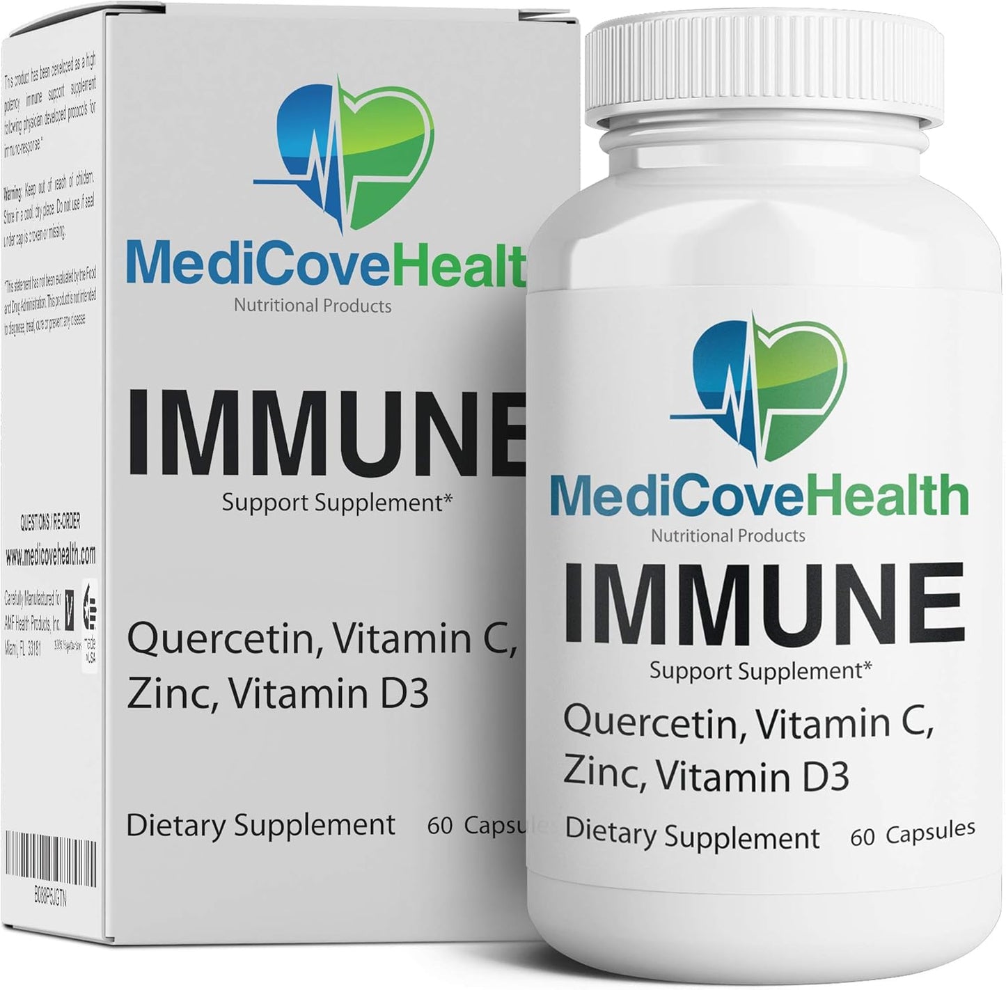 Ivory Caps Immune Support with Quercetin, Vitamin C, Zinc, D3