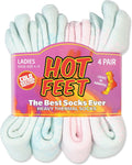 HOT FEET Thermal Socks For Women - Thick Warm Winter Crew Socks