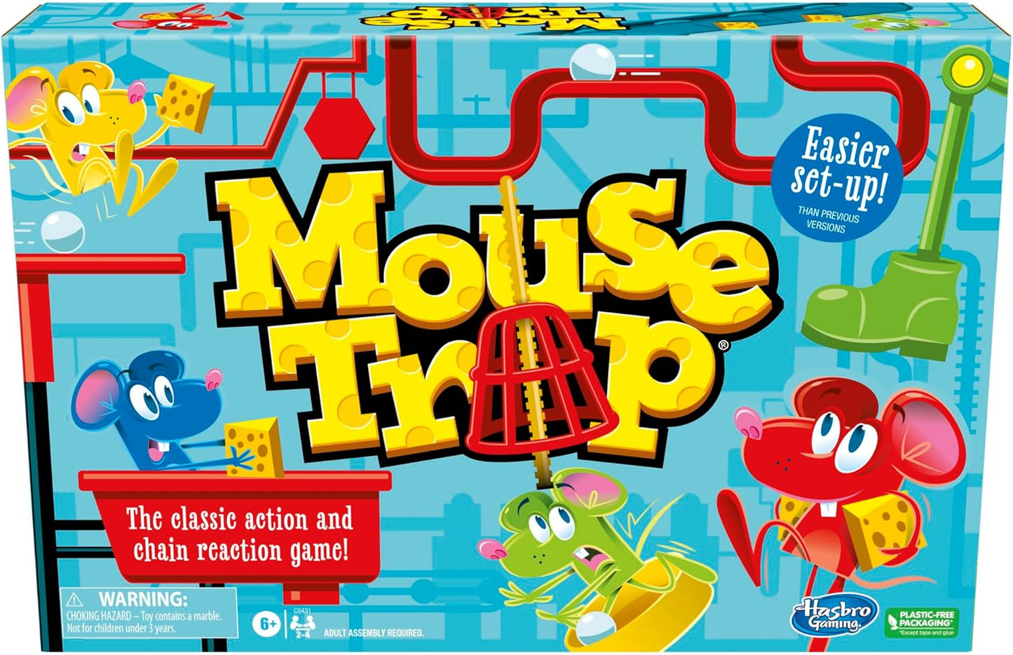 Easier Set-Up Mouse Trap Game for Kids