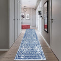Vaukki Hallway Runner Rug 2ft6ft x 8ft - Soft Vintage Shaggy Runner