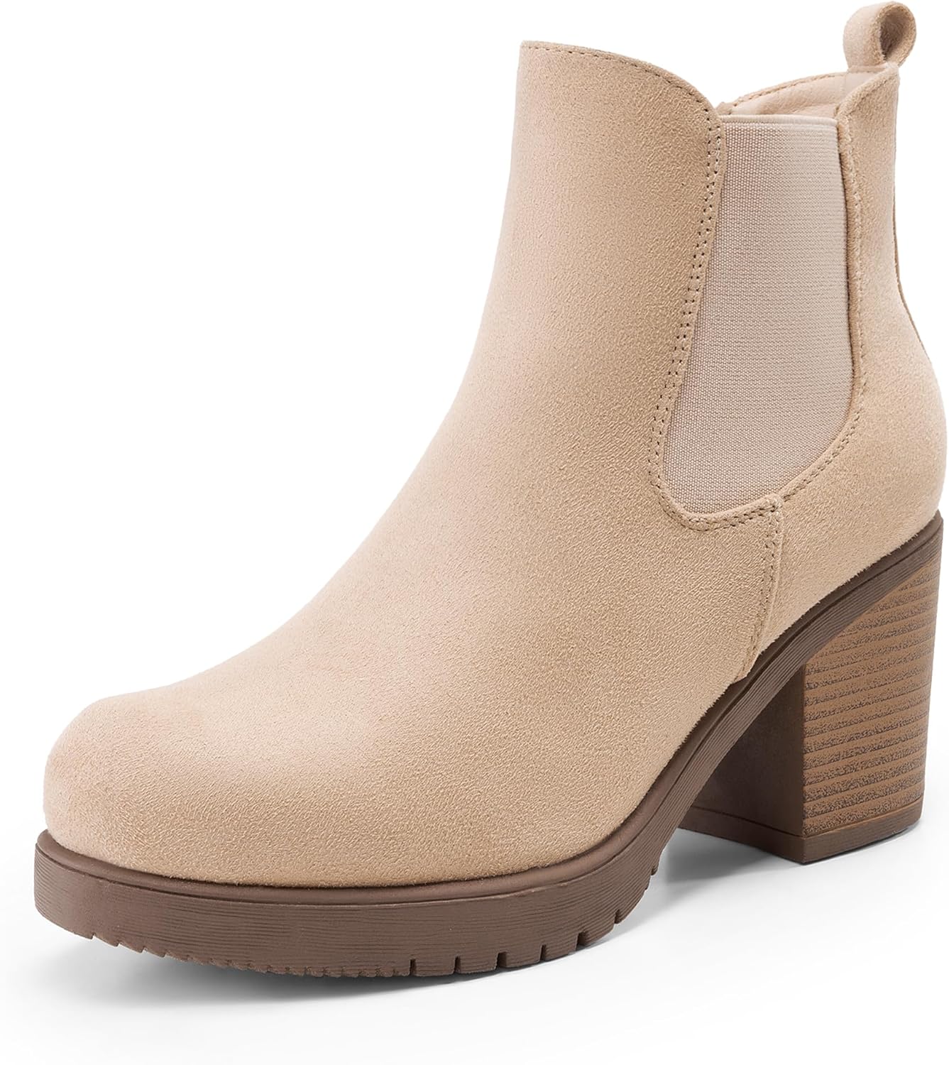 DREAM PAIRS Women's High Chunky Heel Chelsea Ankle Boots Review