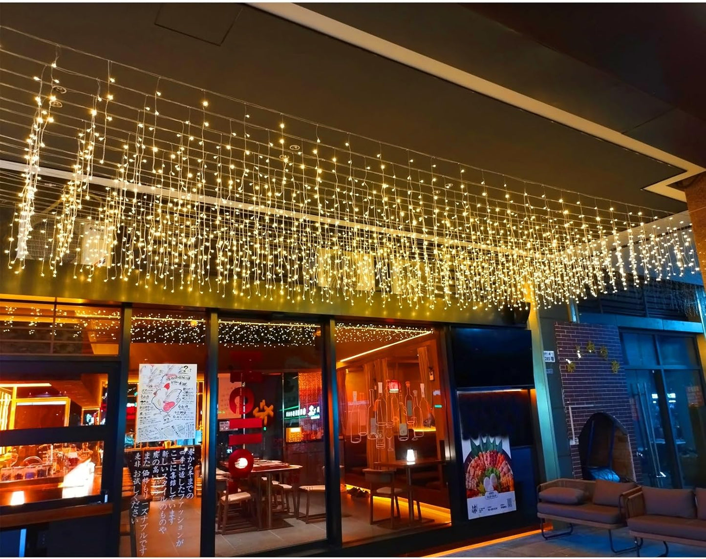 Ultimate Ambiance: LED Icicle Lights with 8 Modes, 16.4FT, Warm White