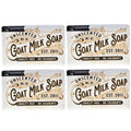 Goat Milk Soap Unscented Triple Milled Bar - Gentle Moisturizing Care