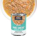 KOHA Pure Shreds Duck Entree for Dogs - Delicious Low Fat Meal