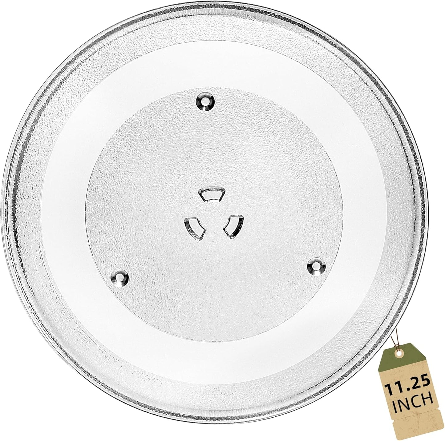 11.25 Microwave Glass Turntable Plate - Compatible with Samsung & GE - By AMI PARTS
